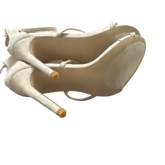 Nude strappy stiletto heel’s - Picture 5 of 5